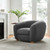 Abundant Boucle Upholstered Fabric Armchair EEI-6025-GRY