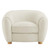 Abundant Boucle Upholstered Fabric Armchair EEI-6025-IVO