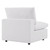 Commix 5-Piece Outdoor Patio Sectional Sofa EEI-5587-WHI