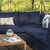 Commix 5-Piece Outdoor Patio Sectional Sofa EEI-5589-NAV