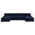 Commix 6-Piece Sunbrella® Outdoor Patio Sectional Sofa EEI-5586-NAV