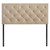 Theodore Queen Upholstered Fabric Headboard MOD-5040-BEI