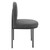 Isla Channel Tufted Upholstered Fabric Dining Side Chair EEI-3803-BLK-CHA
