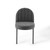 Isla Channel Tufted Upholstered Fabric Dining Side Chair EEI-3803-BLK-CHA