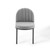 Isla Channel Tufted Upholstered Fabric Dining Side Chair EEI-3803-BLK-LGR