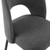 Rouse Upholstered Fabric Dining Side Chair EEI-3801-BLK-CHA