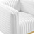 Charisma Channel Tufted Performance Velvet Accent Armchair EEI-3887-WHI
