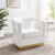 Frolick Performance Velvet Armchair EEI-3888-WHI