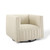 Conjure Tufted Swivel Upholstered Armchair EEI-3926-BEI