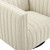 Conjure Tufted Swivel Upholstered Armchair EEI-3926-BEI