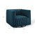 Conjure Tufted Swivel Upholstered Armchair EEI-3926-AZU