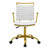 Fuse Faux Leather Office Chair EEI-3868-WHI