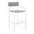 Raleigh Outdoor Patio Aluminum Bar Stool Set of 2 EEI-3963-WHI-GRY