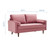 Valour Performance Velvet Loveseat EEI-4004-DUS