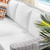 Conway Sunbrella® Outdoor Patio Wicker Rattan Sofa EEI-3974-LGR-WHI