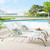 Savannah Outdoor Patio Mesh Chaise Lounge Set of 2 EEI-4005-WHI