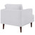 Agile Upholstered Fabric Sofa and Armchair Set EEI-4080-WHI-SET