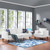 Agile Upholstered Fabric Sofa and Armchair Set EEI-4080-WHI-SET