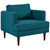 Agile Upholstered Fabric Sofa and Armchair Set EEI-4080-TEA-SET