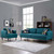 Agile Upholstered Fabric Sofa and Armchair Set EEI-4080-TEA-SET