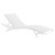 Glimpse Outdoor Patio Mesh Chaise Lounge Set of 4 EEI-4039-WHI-WHI