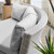 Conway Sunbrella® Outdoor Patio Wicker Rattan Round Corner Chair EEI-3979-LGR-GRY