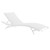 Glimpse Outdoor Patio Mesh Chaise Lounge Set of 2 EEI-4038-WHI-WHI