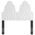 Augustine Tufted Performance Velvet Twin Headboard MOD-6413-WHI