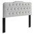 Sophia Tufted Performance Velvet Full/Queen Headboard MOD-6410-LGR