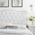 Sophia Tufted Performance Velvet Full/Queen Headboard MOD-6410-WHI