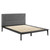 Dakota Upholstered Queen Platform Bed MOD-6670-BLK-GRY