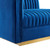 Sanguine Channel Tufted Performance Velvet Modular Sectional Sofa Loveseat EEI-5824-NAV