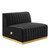 Conjure Channel Tufted Performance Velvet 4-Piece Sofa EEI-5845-GLD-BLK