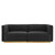 Conjure Channel Tufted Performance Velvet Loveseat EEI-5842-GLD-BLK