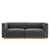 Conjure Channel Tufted Performance Velvet Loveseat EEI-5842-GLD-GRY