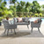 Endeavor 3 Piece Outdoor Patio Wicker Rattan Loveseat and Armchair Set EEI-3175-GRY-GRY-SET