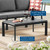 Riverside Aluminum Outdoor Patio Coffee Table EEI-3570-SLA