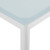 Raleigh 59" Outdoor Patio Aluminum Dining Table EEI-3576-WHI