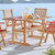 Hatteras 59" Rectangle Outdoor Patio Eucalyptus Wood Dining Table EEI-3675-NAT