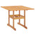 Hatteras 36" Square Outdoor Patio Eucalyptus Wood Dining Table EEI-3674-NAT