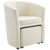 Divulge Performance Velvet Arm Chair and Ottoman Set EEI-3607-IVO