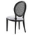 Forte French Vintage Dining Side Chairs - Set of 2 EEI-6238-BLK-WHI