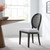 Forte French Vintage Dining Side Chair EEI-6074-BLK-WHI