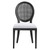 Forte French Vintage Dining Side Chair EEI-6074-BLK-WHI