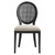 Forte French Vintage Dining Side Chair EEI-6074-BLK-BEI