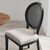 Forte French Vintage Dining Side Chair EEI-6074-BLK-BEI