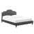 Aviana Performance Velvet Twin Bed MOD-6794-CHA