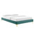 Amber Tufted Performance Velvet Twin Platform Bed MOD-6778-TEA