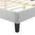 Amber Full Platform Bed MOD-6783-LGR