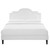 Aviana Performance Velvet Queen Bed MOD-6829-WHI